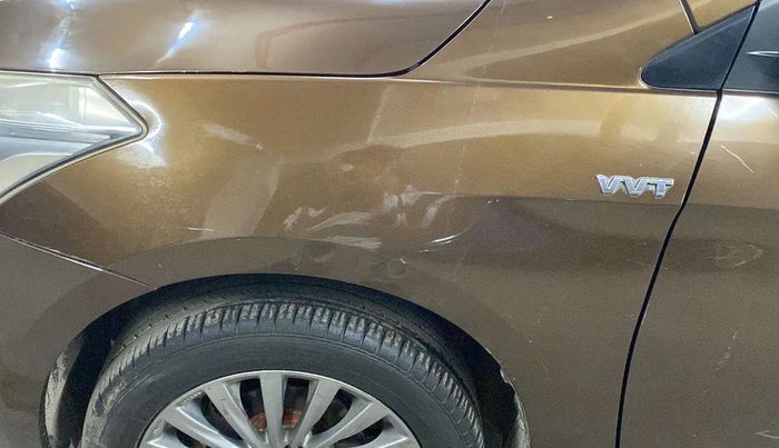 2016 Maruti Ciaz ZXI+, Petrol, Manual, 53,812 km, Left fender - Slightly dented