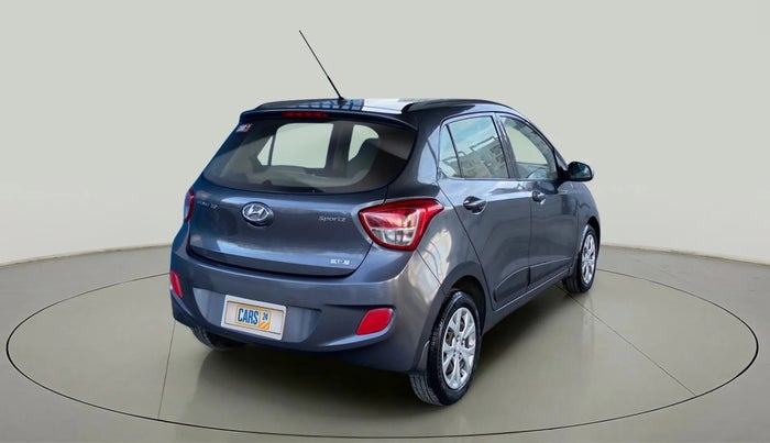 2015 Hyundai Grand i10 SPORTZ 1.2 KAPPA VTVT, Petrol, Manual, 11,269 km, Right Back Diagonal