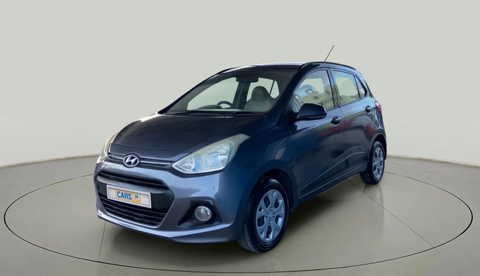 2015 Hyundai Grand i10 SPORTZ 1.2 KAPPA VTVT, Petrol, Manual, 11,269 km, Left Front Diagonal