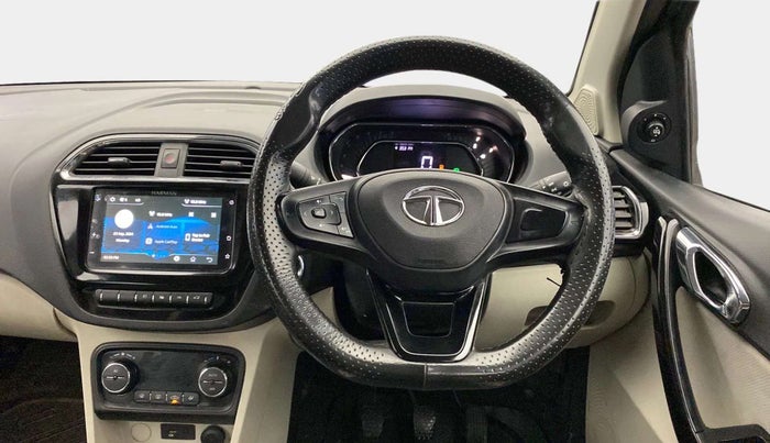 2022 Tata TIGOR XZ PLUS CNG, CNG, Manual, 41,100 km, Steering Wheel Close Up