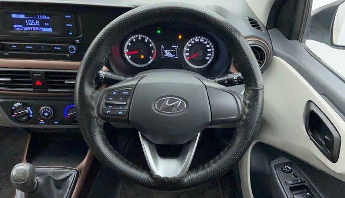 2020 Hyundai AURA S CNG, CNG, Manual, 51,715 km, Steering Wheel Close Up