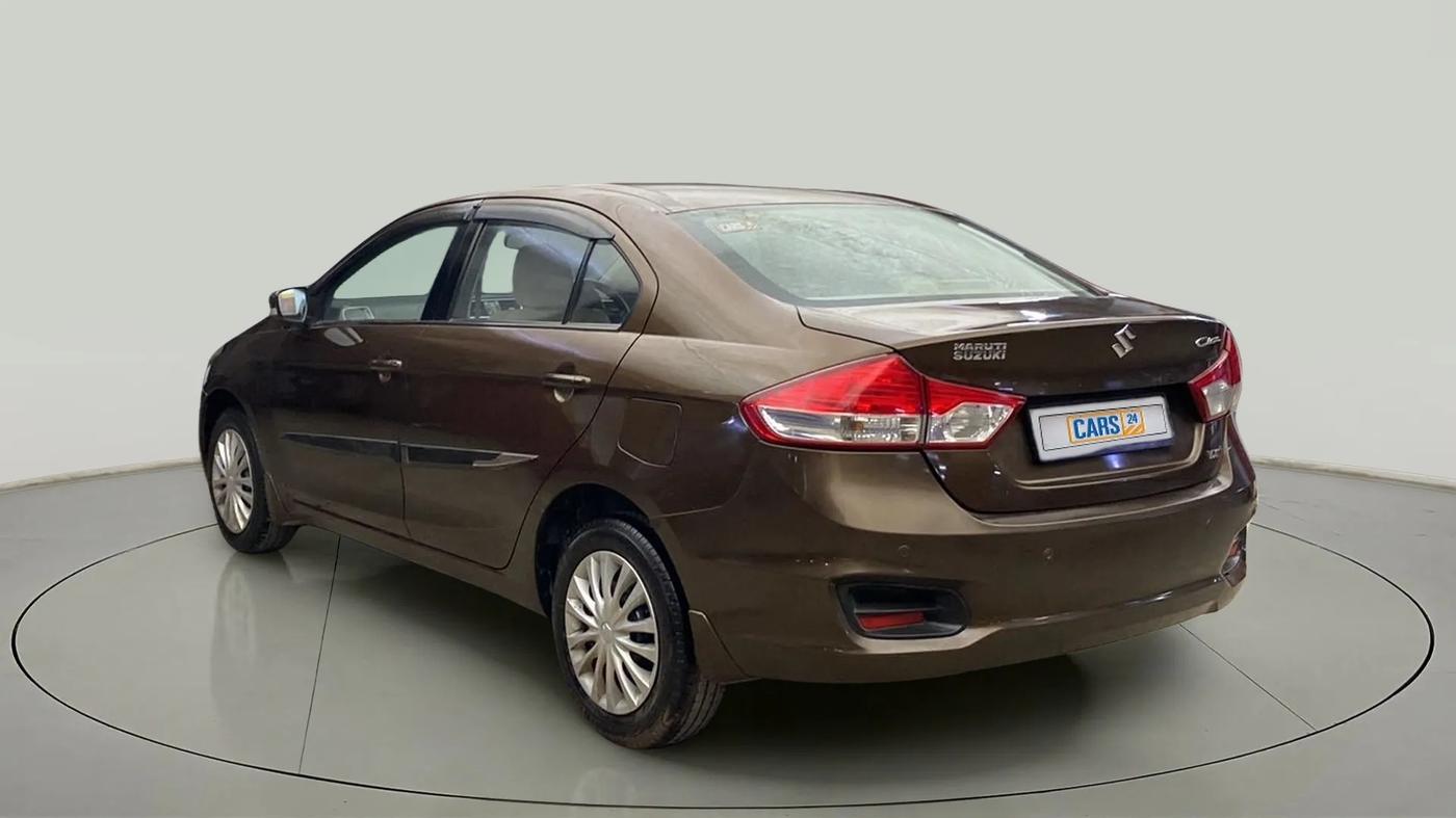 2015 Maruti Ciaz VXI+AT, Petrol, Automatic, 70,401 km, Left Back Diagonal