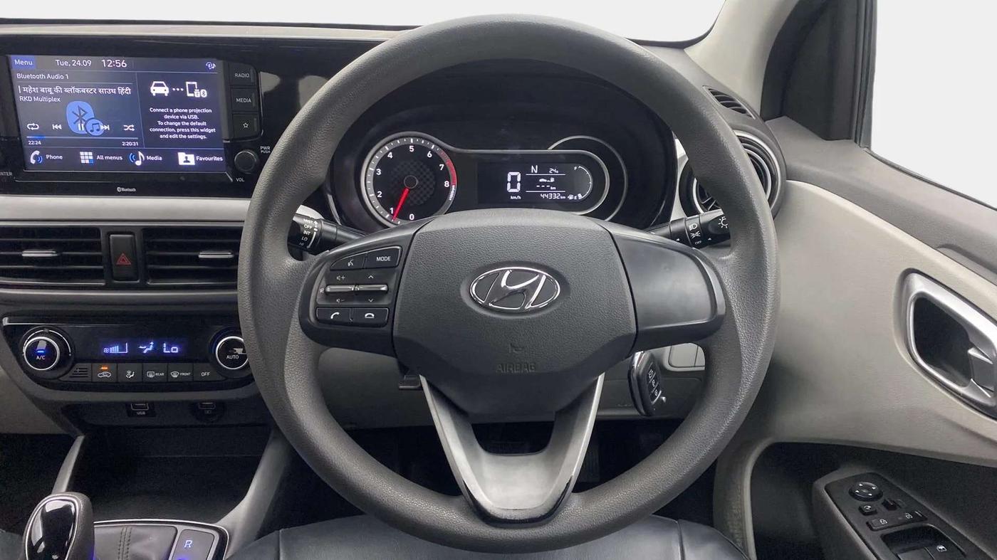 2019 Hyundai GRAND I10 NIOS SPORTZ AMT 1.2 KAPPA VTVT, Petrol, Automatic, 44,304 km, Steering Wheel Close Up