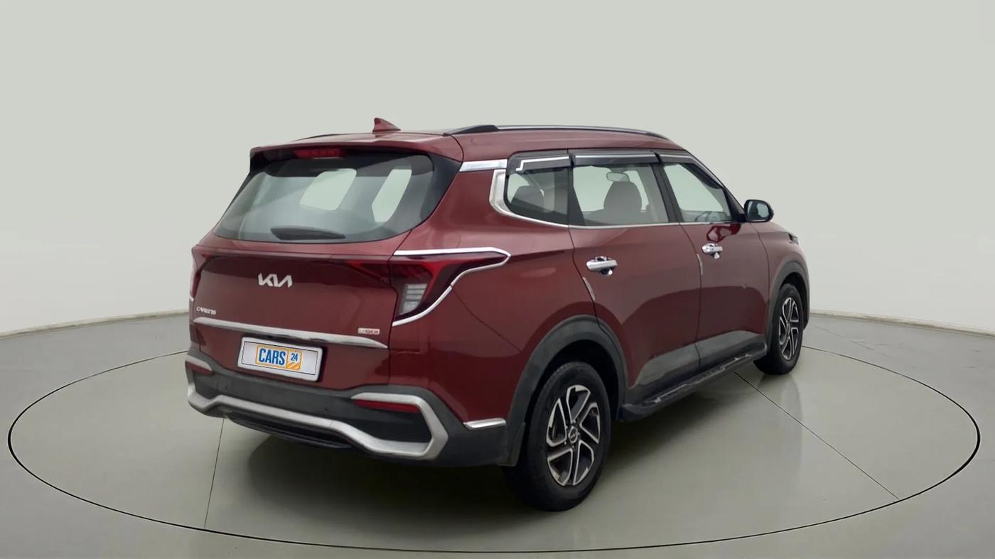 2022 KIA CARENS PRESTIGE PLUS 1.4 PETROL 7 STR, Petrol, Manual, 12,500 km, Right Back Diagonal