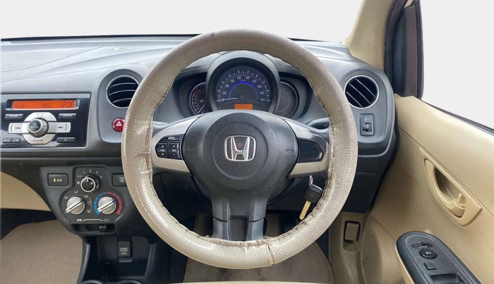 2015 Honda Brio S MT, Petrol, Manual, 45,536 km, Steering Wheel Close Up