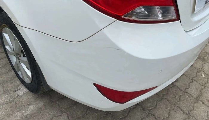 2015 Hyundai Verna FLUIDIC 4S 1.6 VTVT S, Petrol, Manual, 57,973 km, Rear bumper - Paint is slightly damaged