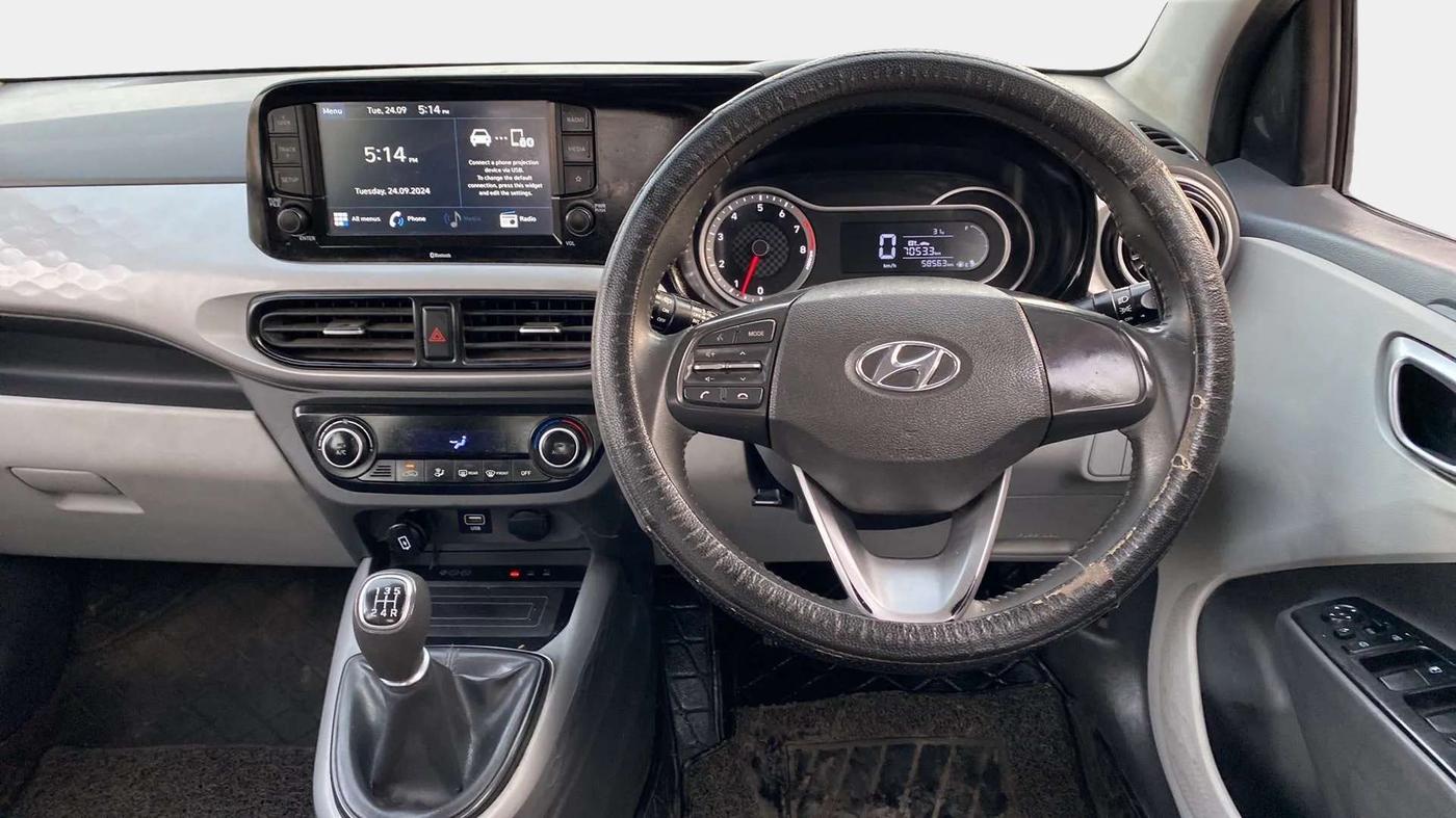 2020 Hyundai GRAND I10 NIOS ASTA 1.2 KAPPA VTVT, Petrol, Manual, 58,605 km, Steering Wheel Close Up