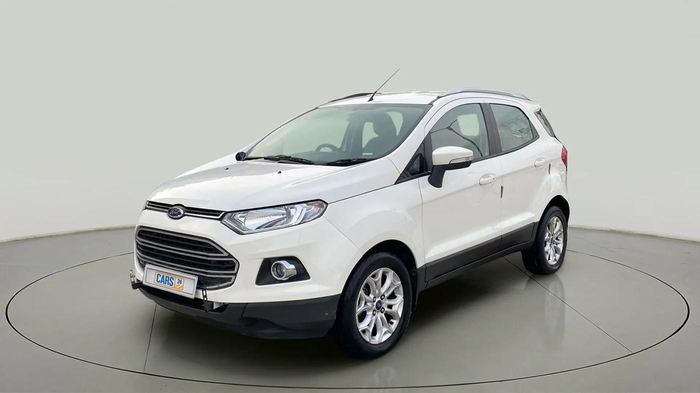 2017 Ford Ecosport TITANIUM 1.5L PETROL AT, Petrol, Automatic, 37,376 km, Left Front Diagonal