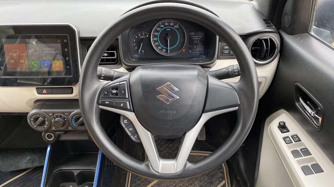 2022 Maruti IGNIS ZETA 1.2, Petrol, Manual, 19,796 km, Steering Wheel Close Up