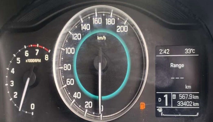 2021 Maruti IGNIS ZETA 1.2 AMT, Petrol, Automatic, 33,408 km, Odometer Image
