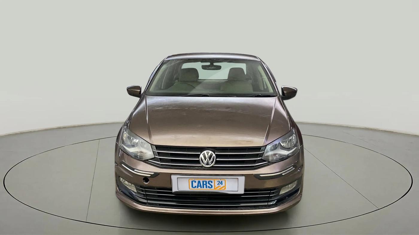2016 Volkswagen Vento HIGHLINE PETROL AT, Petrol, Automatic, 92,165 km, Front