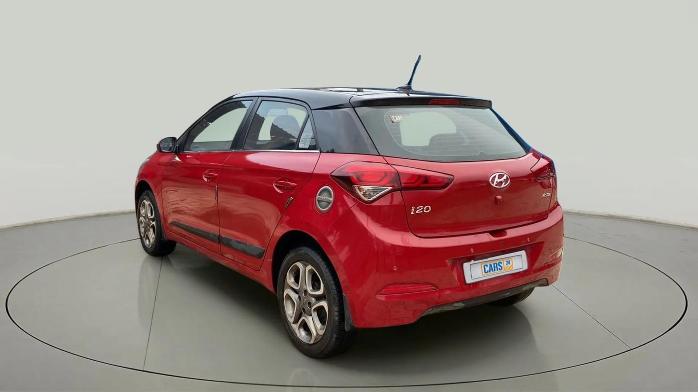 2018 Hyundai Elite i20 ASTA 1.2 DUAL TONE, Petrol, Manual, 71,503 km, Left Back Diagonal