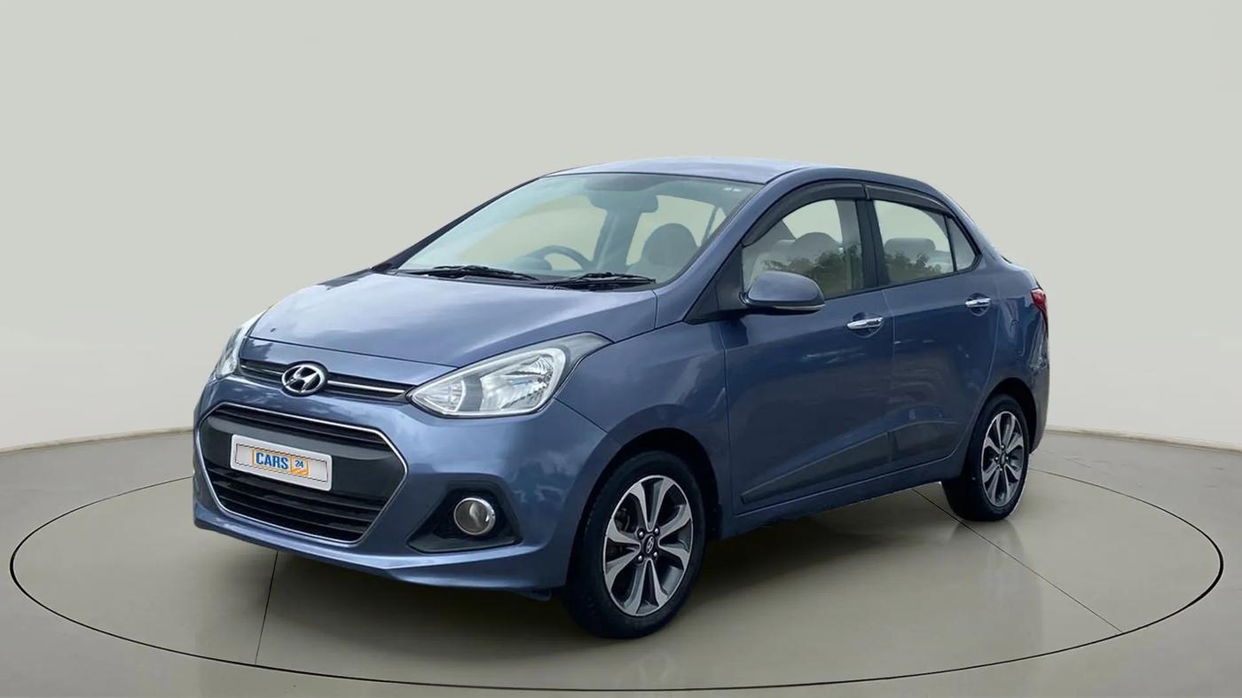 2015 Hyundai Xcent SX 1.2 (O), Petrol, Manual, 74,436 km, Left Front Diagonal