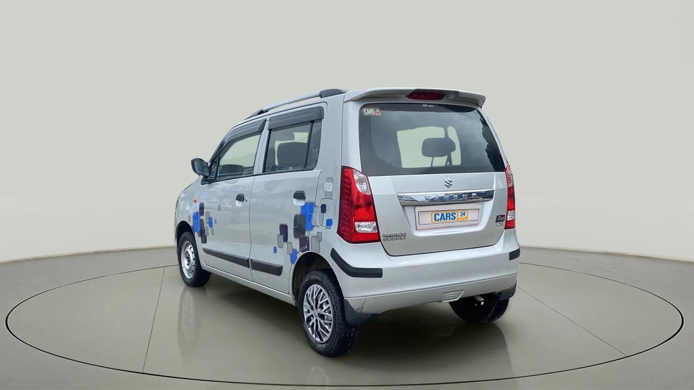 2012 Maruti Wagon R 1.0 LXI CNG, CNG, Manual, 74,563 km, Left Back Diagonal