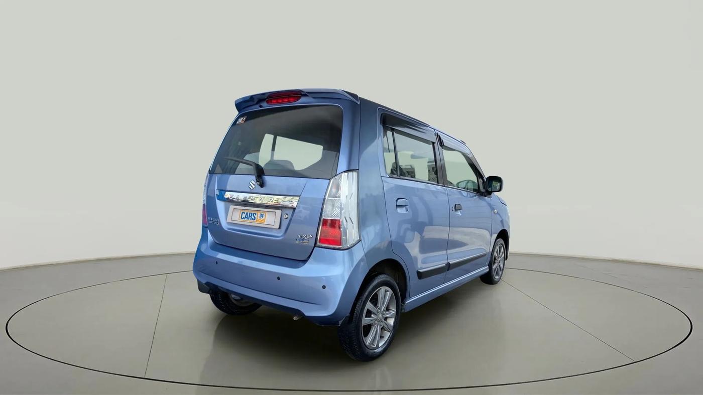 2017 Maruti Wagon R 1.0 VXI + (O) AMT, Petrol, Automatic, 57,272 km, Right Back Diagonal