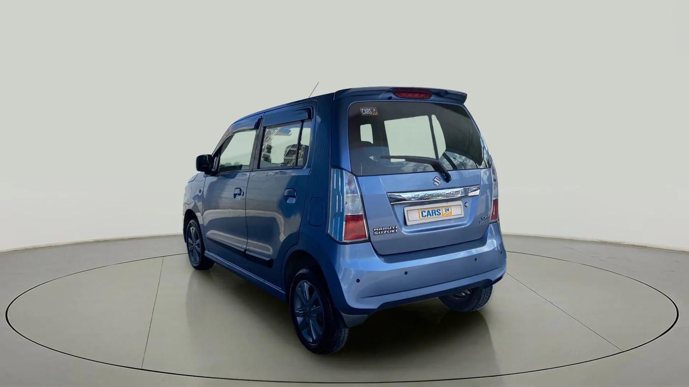 2017 Maruti Wagon R 1.0 VXI + (O) AMT, Petrol, Automatic, 57,272 km, Left Back Diagonal