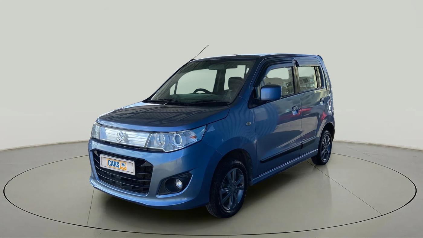 2017 Maruti Wagon R 1.0 VXI + (O) AMT, Petrol, Automatic, 57,272 km, Left Front Diagonal