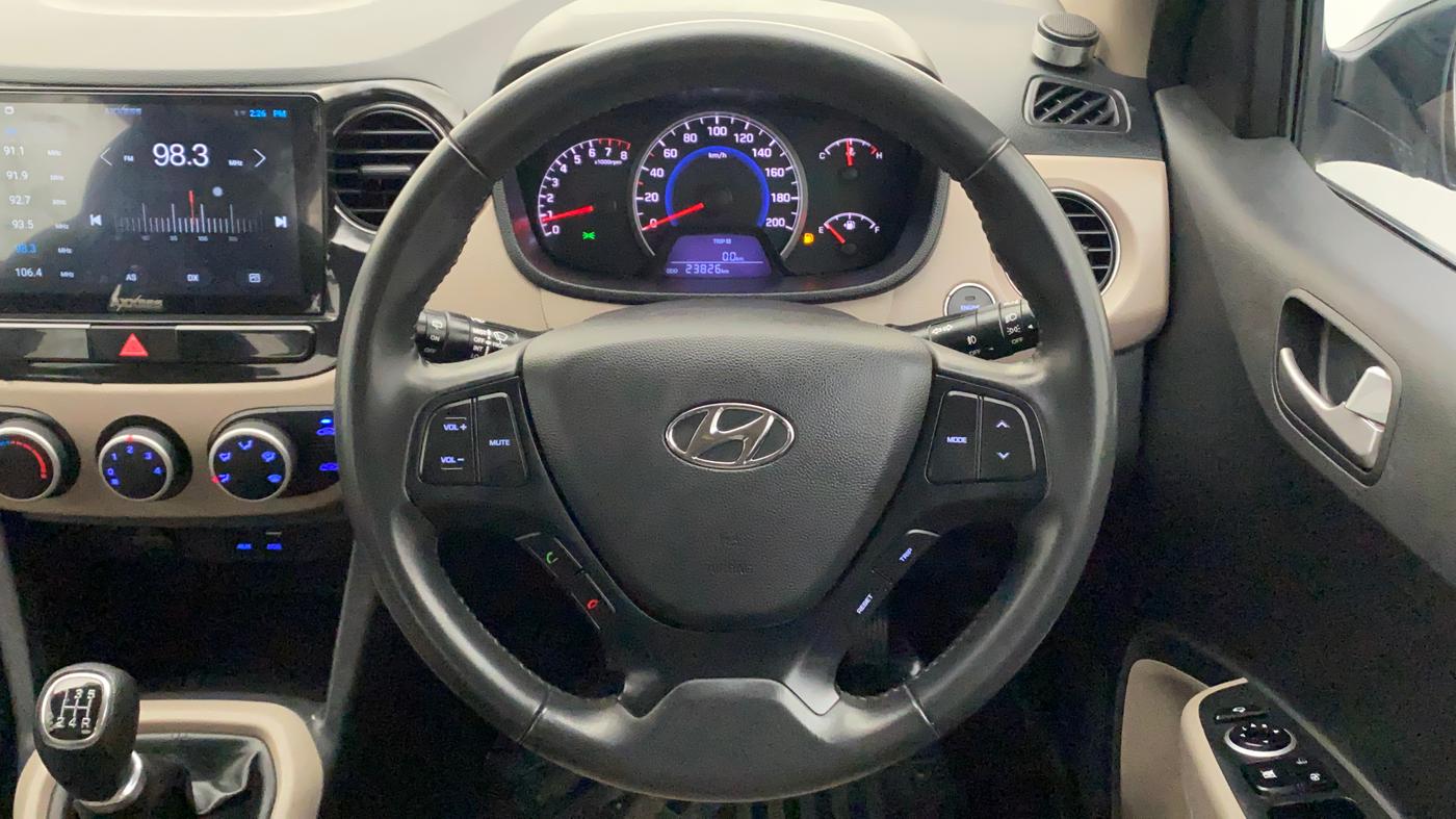 2016 Hyundai Grand i10 ASTA 1.2 KAPPA VTVT, Petrol, Manual, 23,894 km, Steering Wheel Close Up