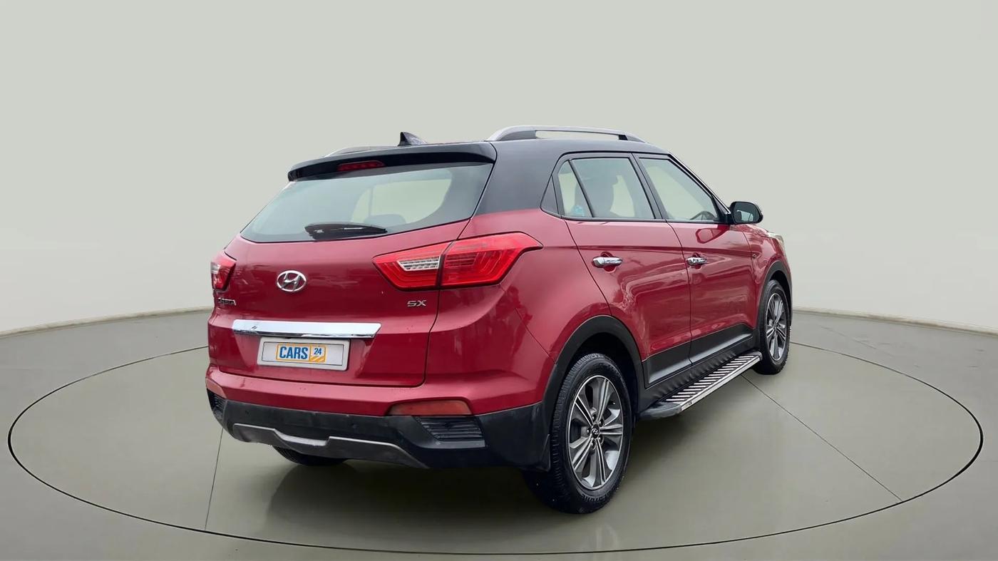 2017 Hyundai Creta SX PLUS 1.6 PETROL DUAL TONE, Petrol, Manual, 90,522 km, Right Back Diagonal
