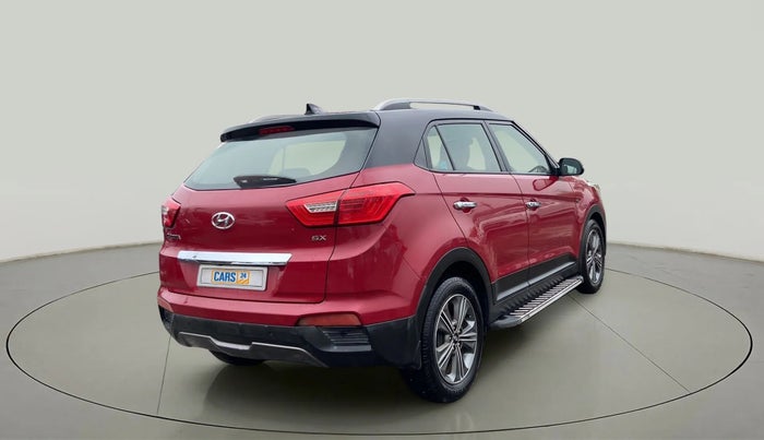 2017 Hyundai Creta SX PLUS 1.6 PETROL DUAL TONE, Petrol, Manual, 90,522 km, Right Back Diagonal