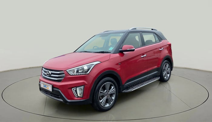 2017 Hyundai Creta SX PLUS 1.6 PETROL DUAL TONE, Petrol, Manual, 90,522 km, Left Front Diagonal