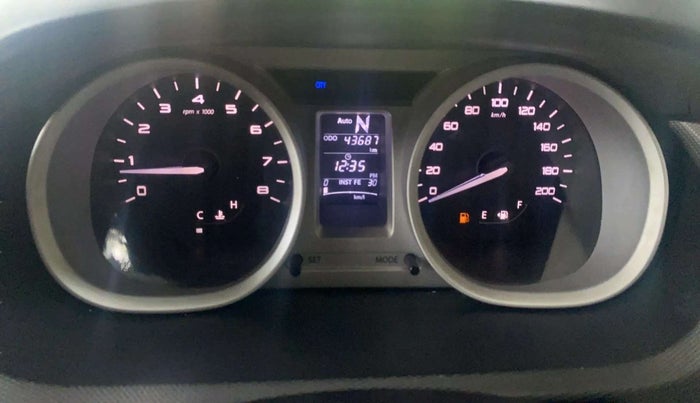 2017 Tata Tiago XZA PETROL, Petrol, Automatic, 43,688 km, Odometer Image
