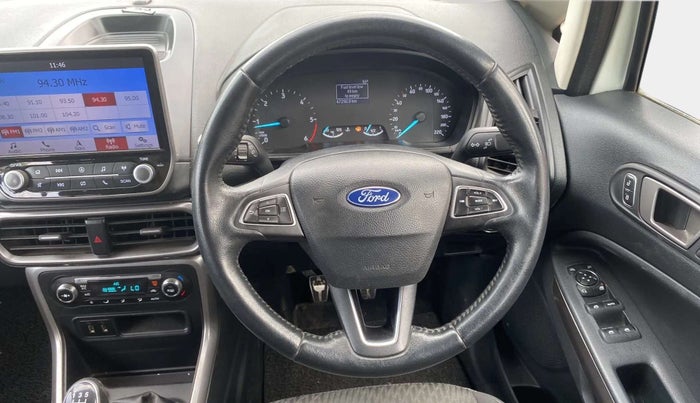 2018 Ford Ecosport TITANIUM 1.5L DIESEL, Diesel, Manual, 67,453 km, Steering Wheel Close Up