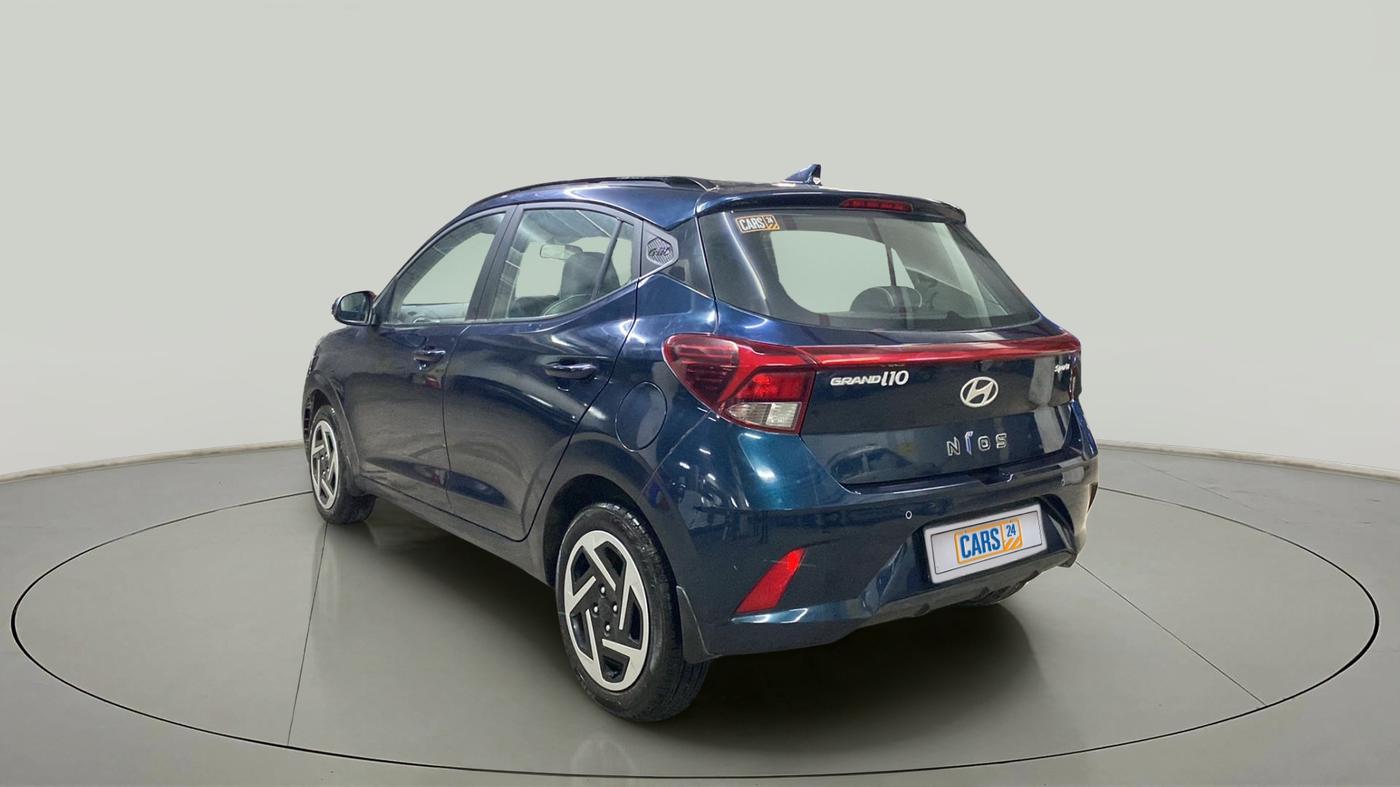 2023 Hyundai GRAND I10 NIOS SPORTZ AMT 1.2 KAPPA VTVT, Petrol, Automatic, 3,754 km, Left Back Diagonal
