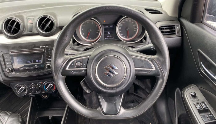 2019 Maruti Swift VXI AMT, Petrol, Automatic, 78,405 km, Steering Wheel Close Up