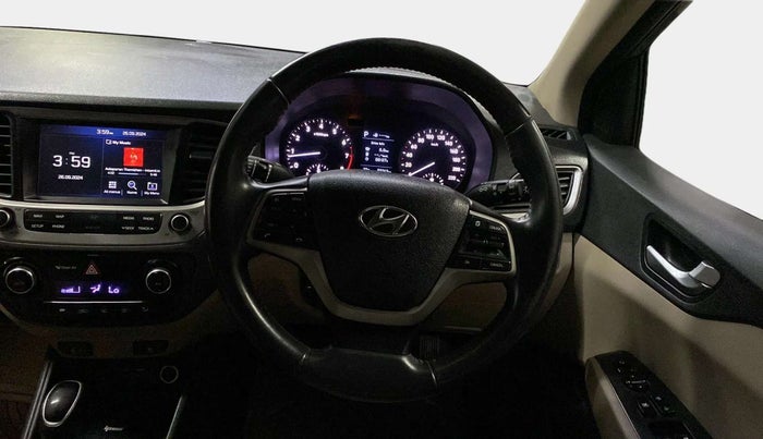 2018 Hyundai Verna 1.6 VTVT SX (O) AT, Petrol, Automatic, 50,471 km, Steering Wheel Close Up