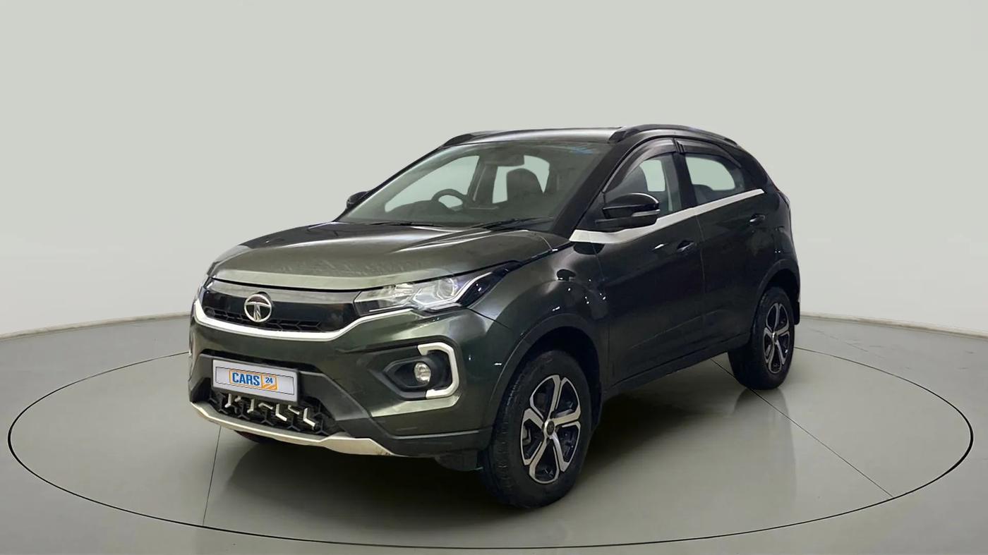 2022 Tata NEXON XZA PLUS PETROL, Petrol, Automatic, 27,997 km, Left Front Diagonal