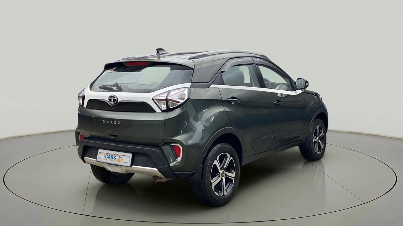 2022 Tata NEXON XZA PLUS PETROL, Petrol, Automatic, 27,997 km, Right Back Diagonal