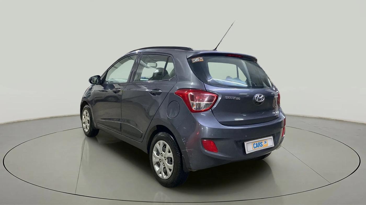 2016 Hyundai Grand i10 SPORTZ 1.2 KAPPA VTVT, Petrol, Manual, 49,907 km, Left Back Diagonal