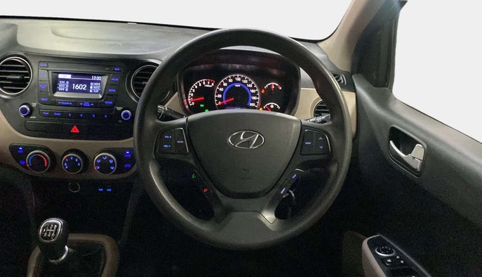 2016 Hyundai Grand i10 SPORTZ 1.2 KAPPA VTVT, Petrol, Manual, 49,907 km, Steering Wheel Close Up
