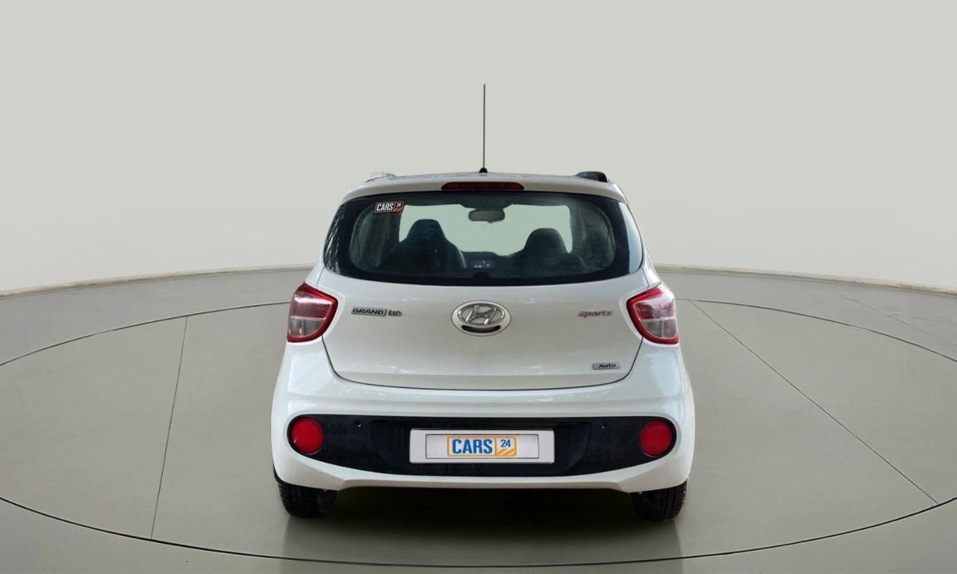 2017 Hyundai Grand i10 SPORTZ (O) AT 1.2 KAPPA VTVT, Petrol, Automatic, 38,639 km, Back/Rear