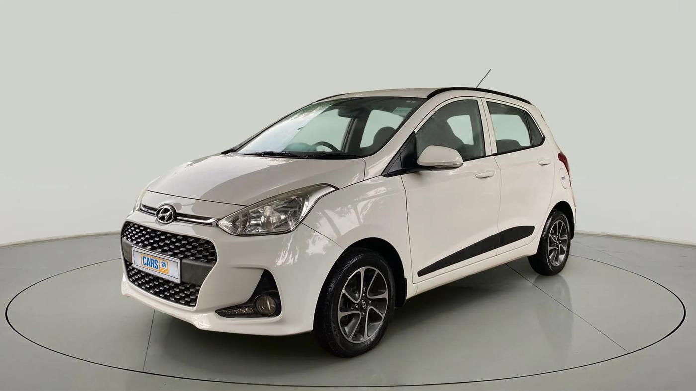 2017 Hyundai Grand i10 SPORTZ (O) AT 1.2 KAPPA VTVT, Petrol, Automatic, 38,639 km, Left Front Diagonal