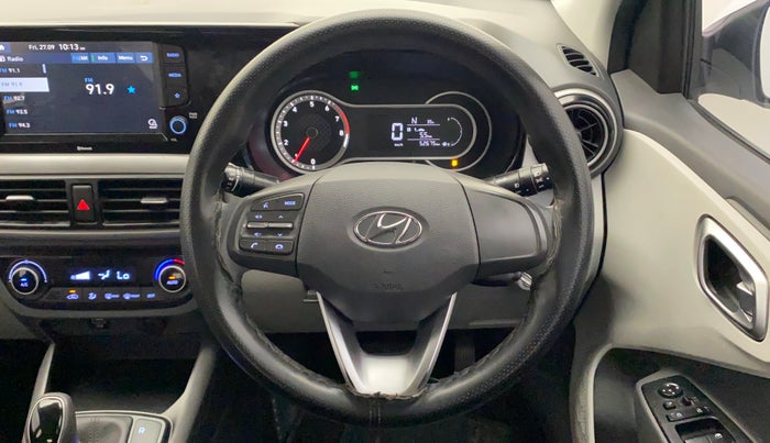 2021 Hyundai GRAND I10 NIOS SPORTZ AMT 1.2 KAPPA VTVT, Petrol, Automatic, 52,848 km, Steering Wheel Close Up