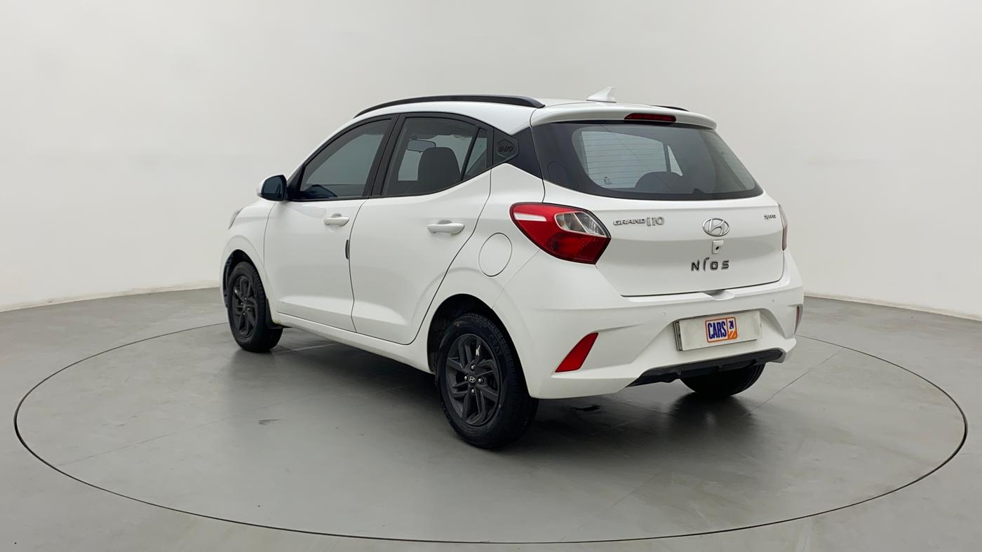 2021 Hyundai GRAND I10 NIOS SPORTZ AMT 1.2 KAPPA VTVT, Petrol, Automatic, 52,848 km, Left Back Diagonal