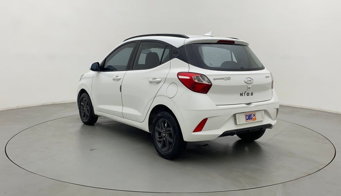 2021 Hyundai GRAND I10 NIOS SPORTZ AMT 1.2 KAPPA VTVT, Petrol, Automatic, 52,848 km, Left Back Diagonal