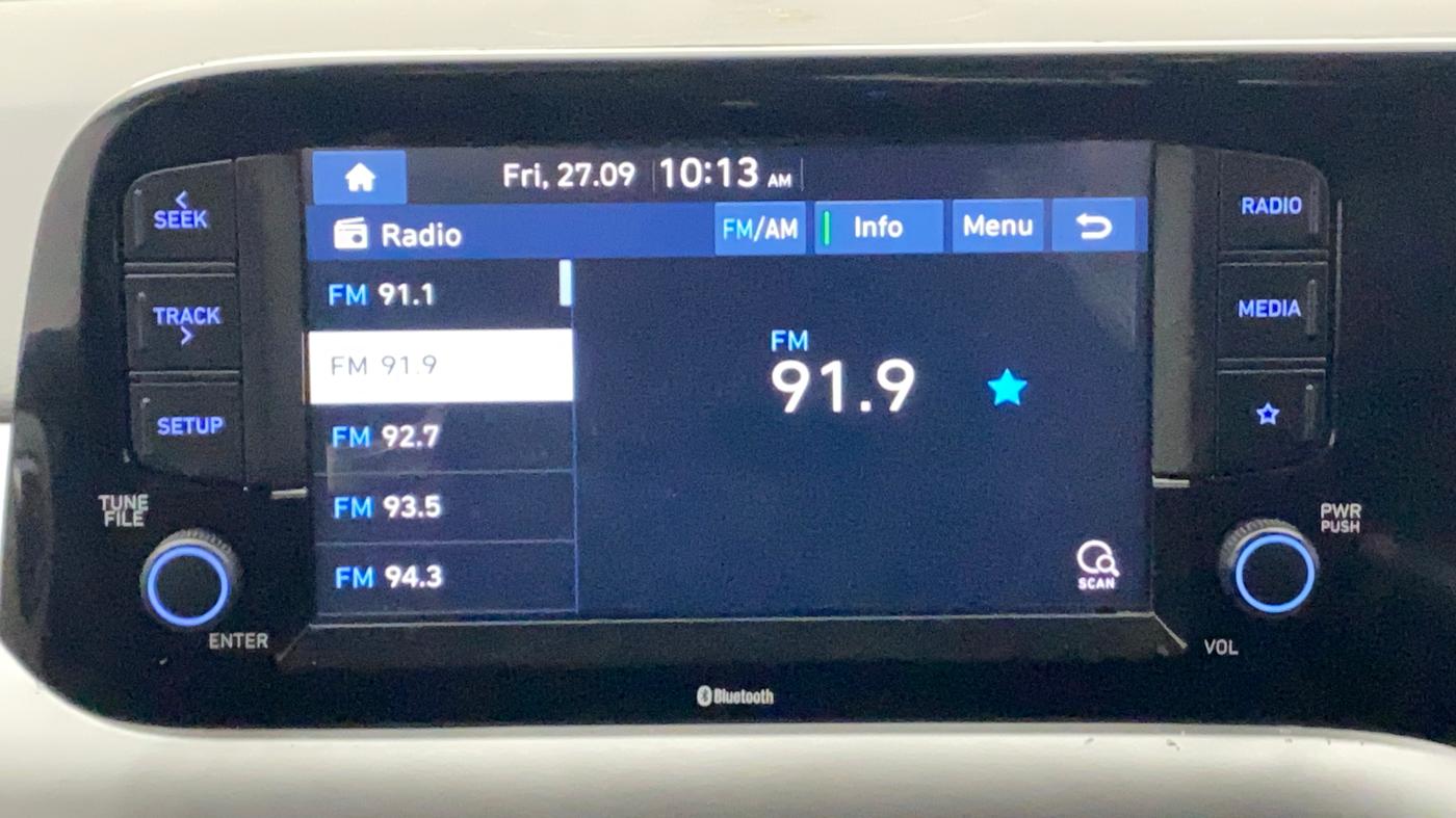 2021 Hyundai GRAND I10 NIOS SPORTZ AMT 1.2 KAPPA VTVT, Petrol, Automatic, 52,848 km, Infotainment System