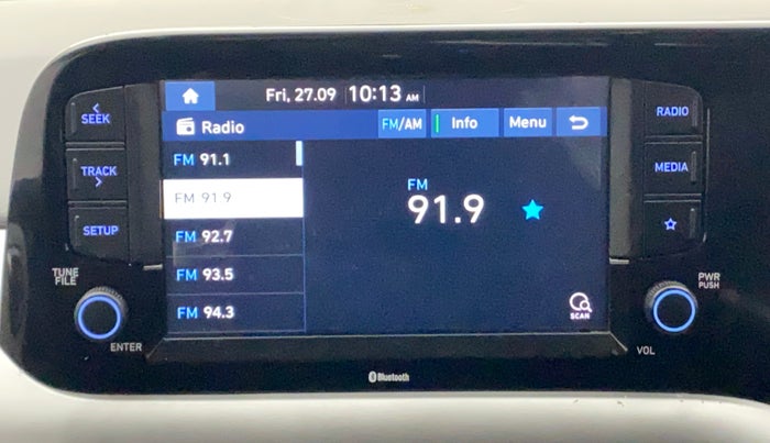 2021 Hyundai GRAND I10 NIOS SPORTZ AMT 1.2 KAPPA VTVT, Petrol, Automatic, 52,848 km, Infotainment System