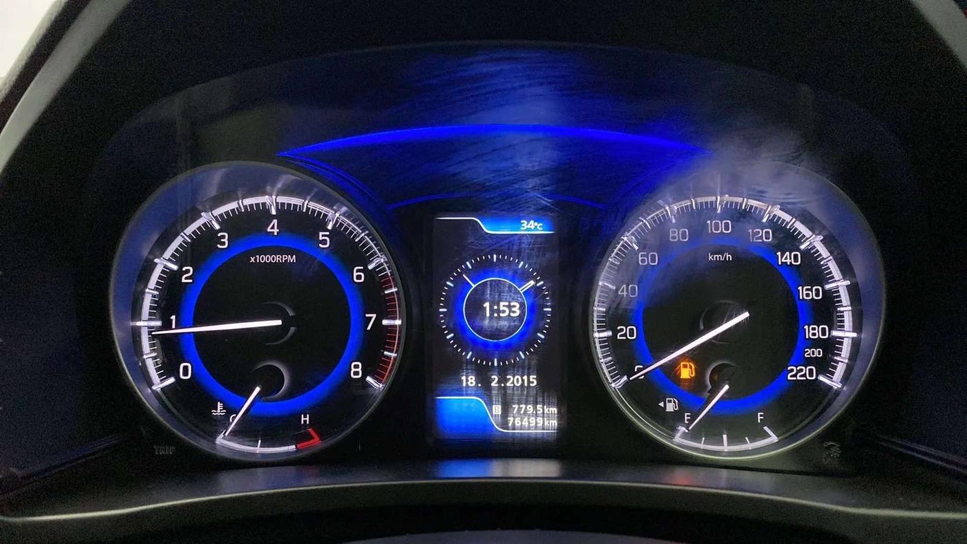 2017 Maruti Baleno ALPHA PETROL 1.2, Petrol, Manual, 76,553 km, Odometer Image