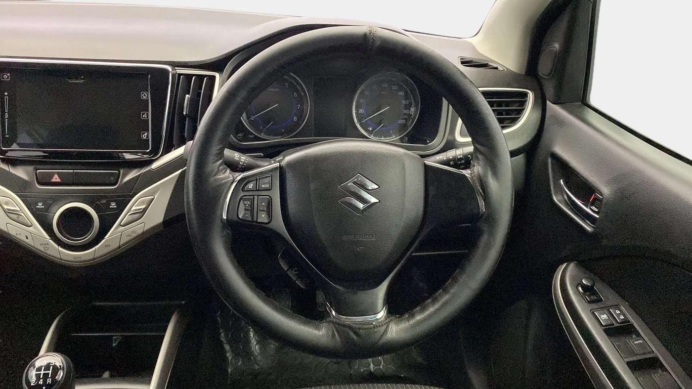 2017 Maruti Baleno ALPHA PETROL 1.2, Petrol, Manual, 76,553 km, Steering Wheel Close Up