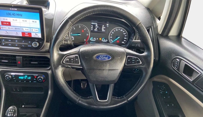 2020 Ford Ecosport TITANIUM 1.5L DIESEL, Diesel, Manual, 50,027 km, Steering Wheel Close Up