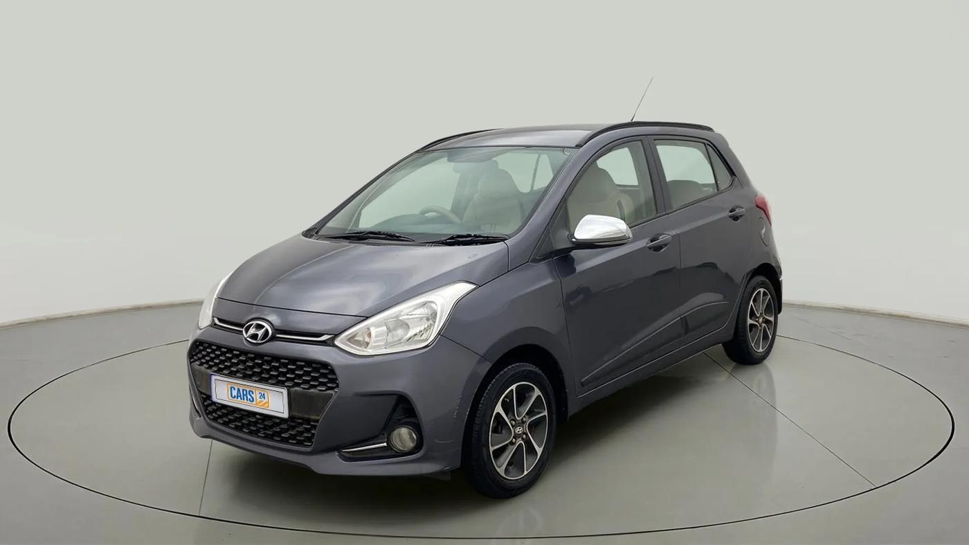2018 Hyundai Grand i10 SPORTZ AT 1.2 KAPPA VTVT, Petrol, Automatic, 32,094 km, Left Front Diagonal