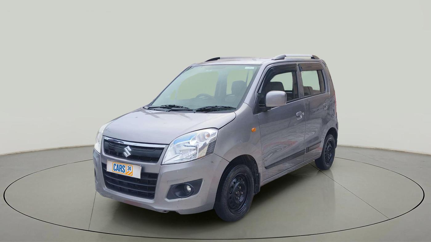 2017 Maruti Wagon R 1.0 VXI, Petrol, Manual, 82,958 km, Left Front Diagonal