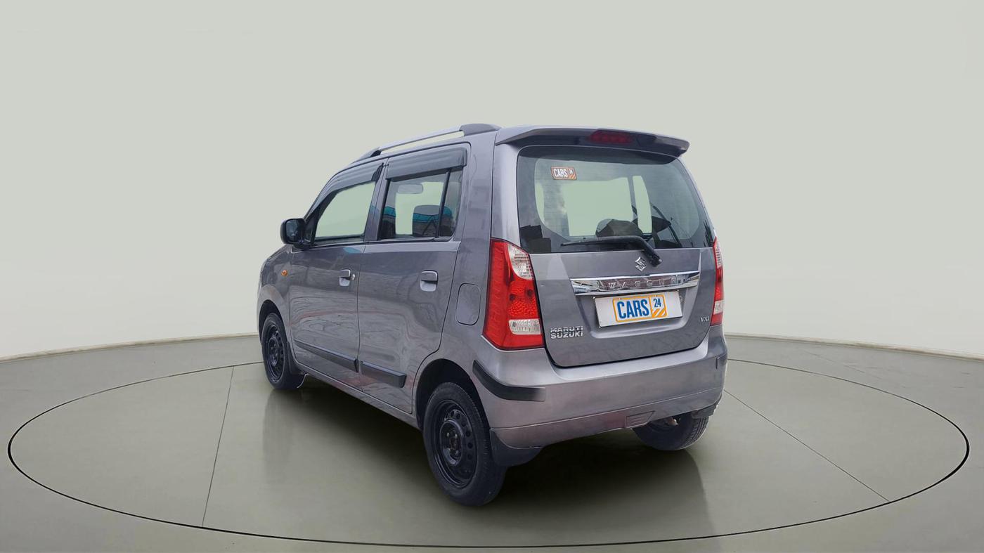 2017 Maruti Wagon R 1.0 VXI, Petrol, Manual, 82,958 km, Left Back Diagonal