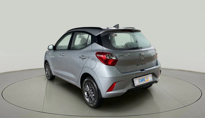 2021 Hyundai GRAND I10 NIOS SPORTZ AMT 1.2 KAPPA VTVT, Petrol, Automatic, 21,217 km, Left Back Diagonal