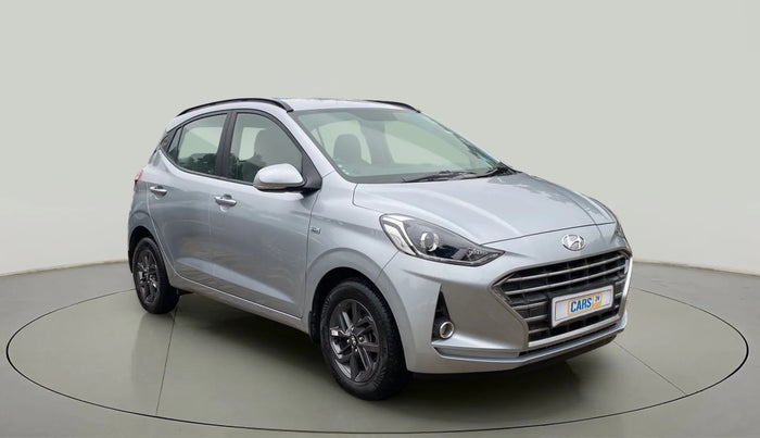 2021 Hyundai GRAND I10 NIOS SPORTZ AMT 1.2 KAPPA VTVT, Petrol, Automatic, 21,217 km, Right Front Diagonal