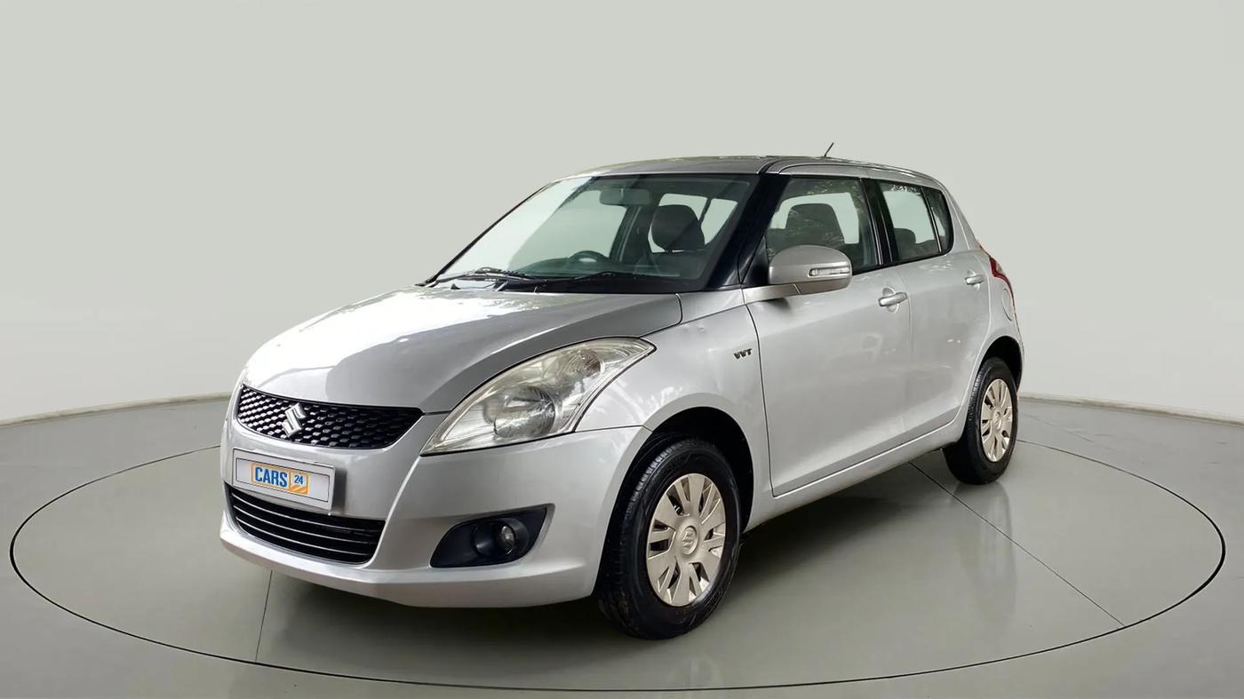2013 Maruti Swift VXI, Petrol, Manual, 61,991 km, Left Front Diagonal